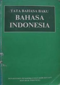 Image of Tata Bahasa Baku Bahasa Indonesia
